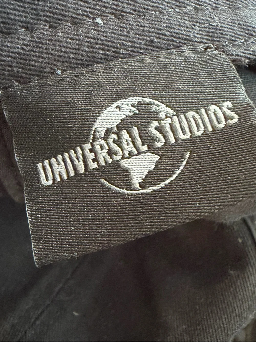 Universal Studios Mardi Gras Black Pink Distressed Hat Adjustable Grunge